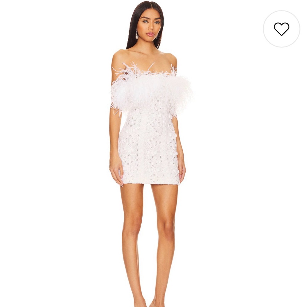Retrofete Kimberely Mini Dress in Ivory